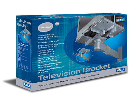 Bracket retail packaging