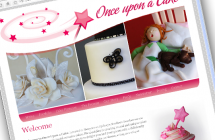 Once Upon a Cake website